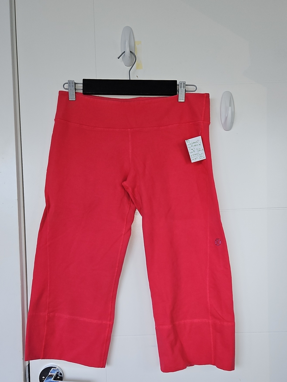 lululemon athletica Womens Pink Cropped Leggings